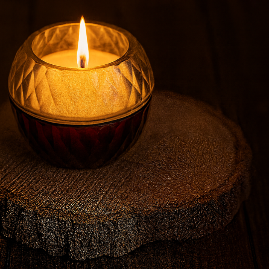 Ruby Base Scented Wax Candle