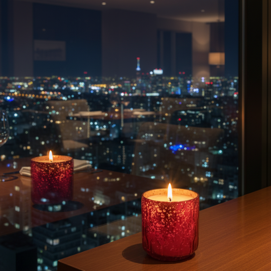Rose Whisper Scented Wax Candle