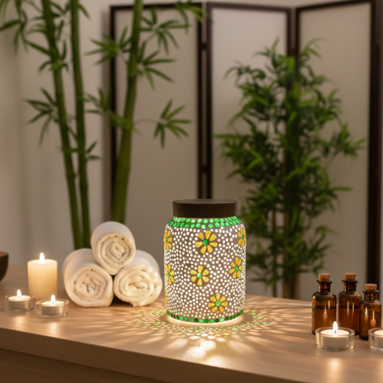 Handcrafted Radiant Bloom Table Lamp