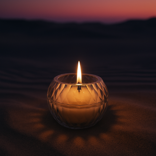 crystal Dew Scented Wax Candle