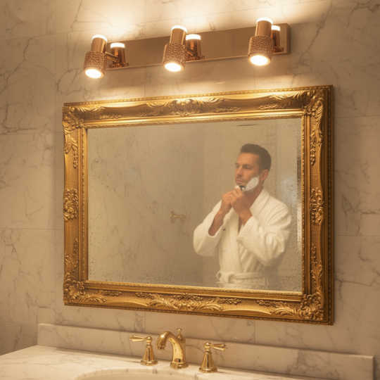 Golden Glow Vanity Mirror Light