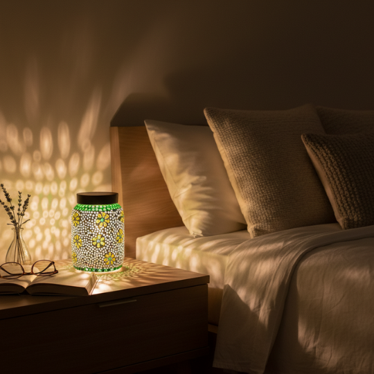 Handcrafted Radiant Bloom Table Lamp