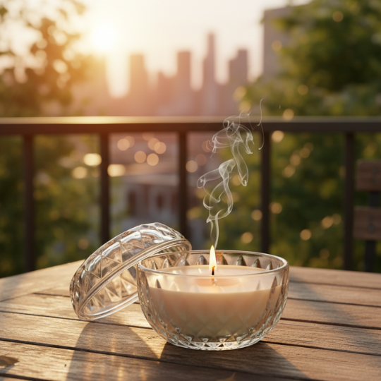 crystal Dew Scented Wax Candle