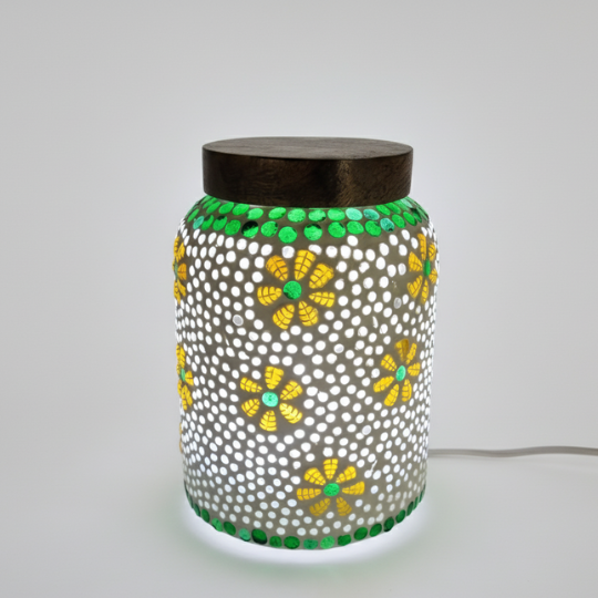 Handcrafted Radiant Bloom Table Lamp