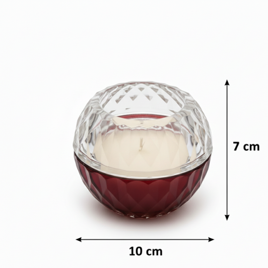 Ruby Base Scented Wax Candle