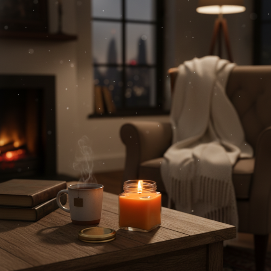 Amber Sunset Candle