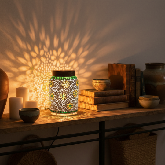 Handcrafted Radiant Bloom Table Lamp