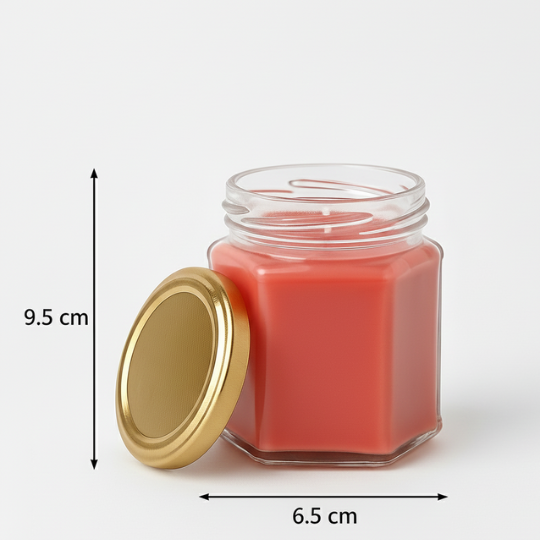 Crimson Glow Scented Wax Candle