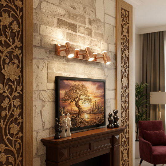 Golden Glow Vanity Mirror Light