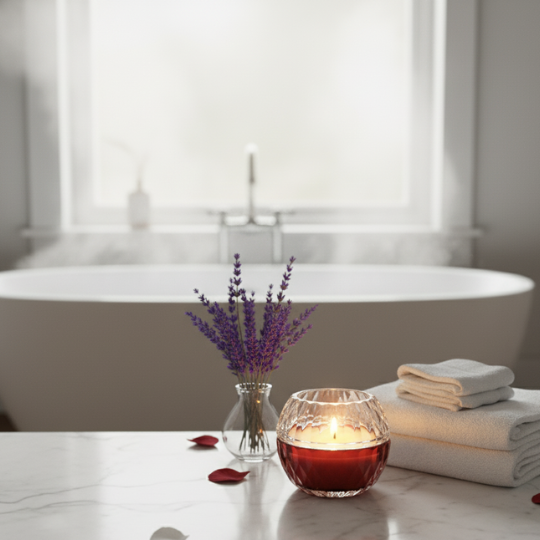 Ruby Base Scented Wax Candle