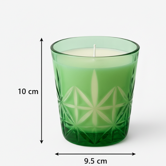 GreenFlake scented Wax Candle