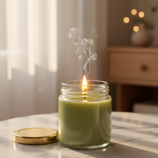Olive Whisper Scented Wax Candle