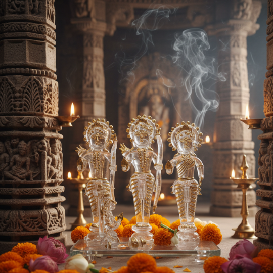 Divya Ramaya — Borosil Sanctum of Ram, Lakshman & Sita ji