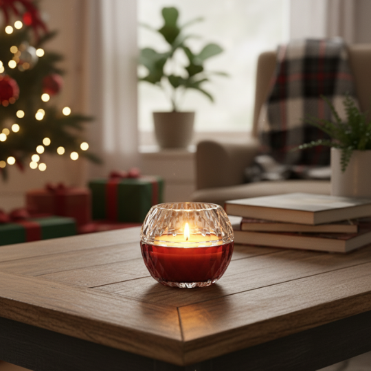 Ruby Base Scented Wax Candle