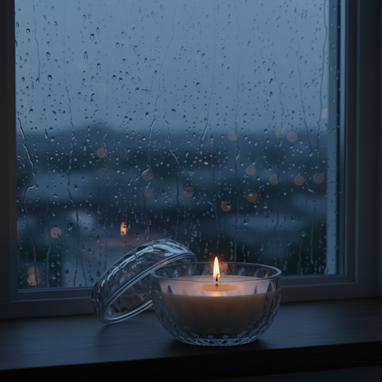 crystal Dew Scented Wax Candle
