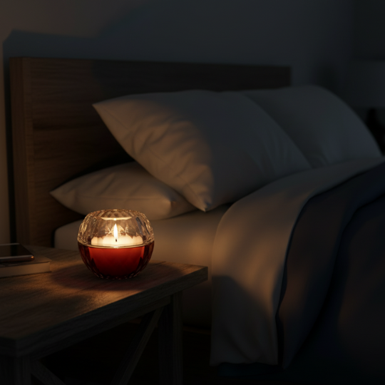 Ruby Base Scented Wax Candle