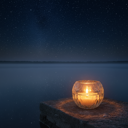 crystal Dew Scented Wax Candle