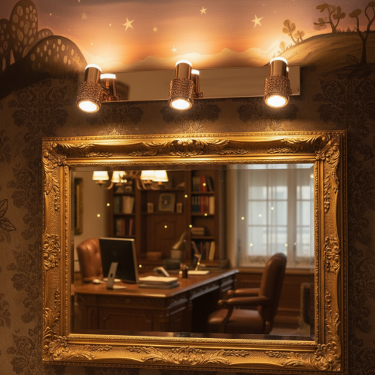 Golden Glow Vanity Mirror Light