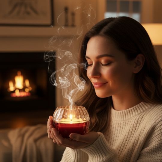 Ruby Base Scented Wax Candle