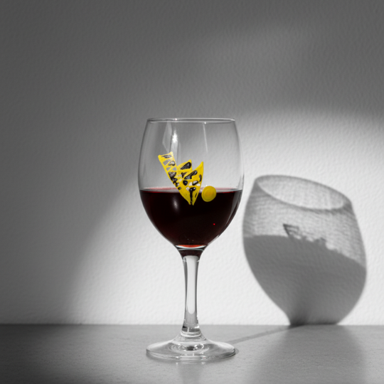 Handpainted Sixfold Reverie – Wine Glass Set (Set of 6)