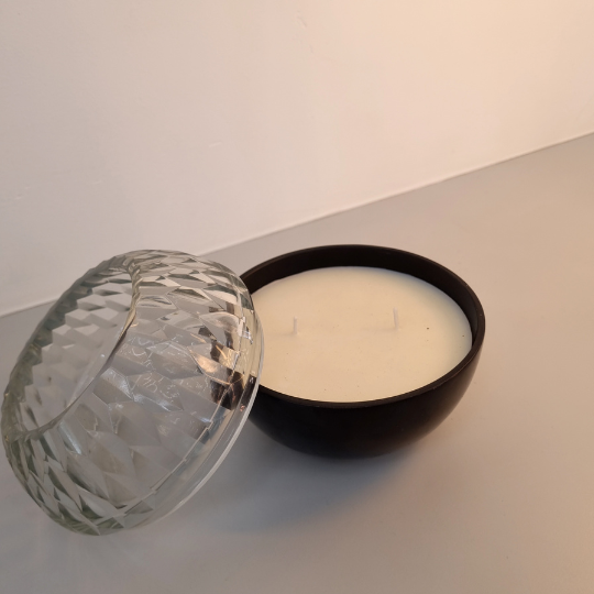 Moss-Base Scented Wax Candle (dual wick)