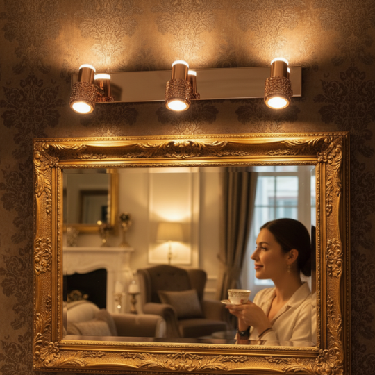 Golden Glow Vanity Mirror Light
